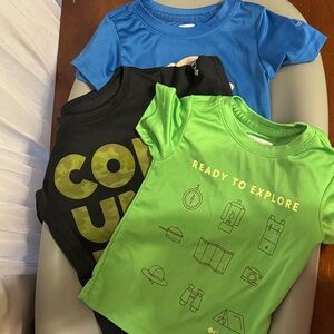 Columbia 2T lot of 3 shirts- Dri Fit material